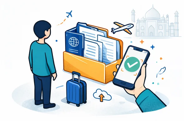 כל המסמכים שצריך ל-e-Visa תיירות להודו: צ׳קליסט מסודר לישראלים